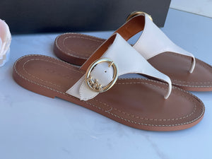 Authentic Coach Leather Thong Sandal