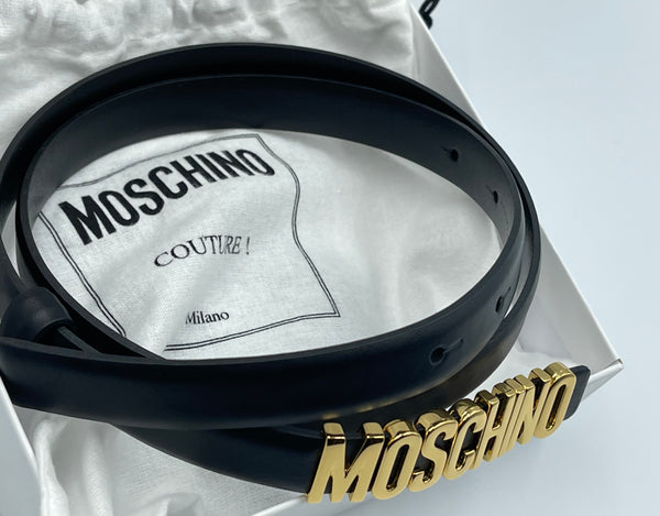 Authentic Moschino Women's Leather Belt