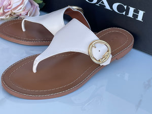 Coach Leather Thong Sandal