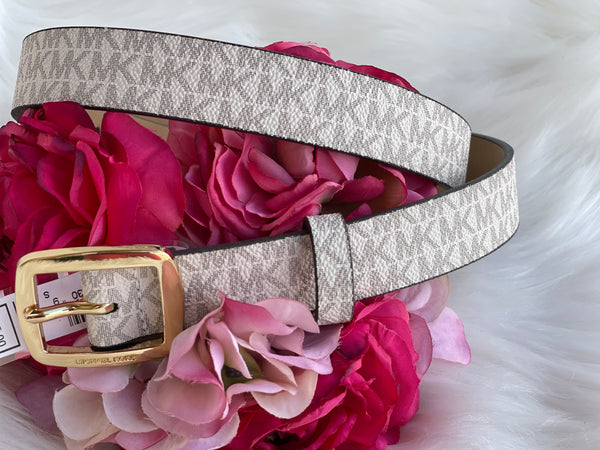 Authentic Michael Kors Women's Vanilla Belt