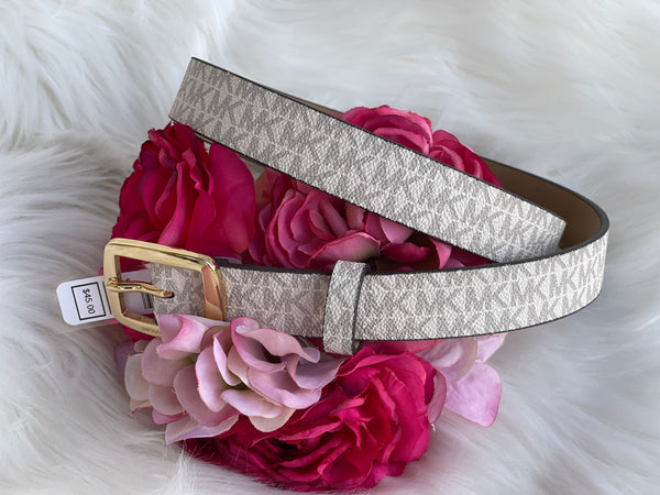 Authentic Michael Kors Women's Vanilla Belt