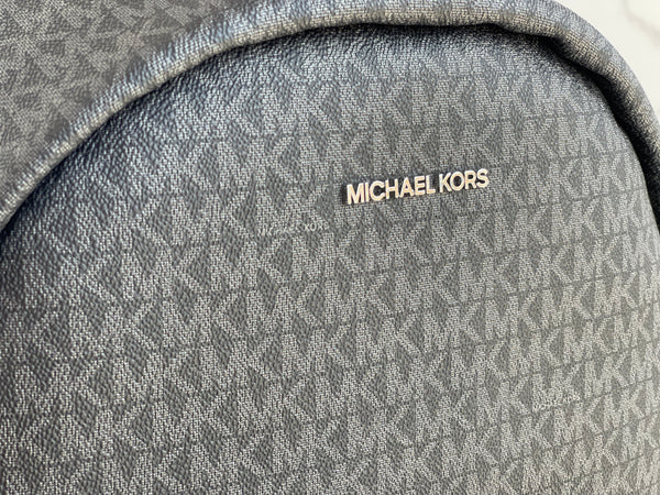 Authentic MICHAEL KORS Black Signature Large Backpack