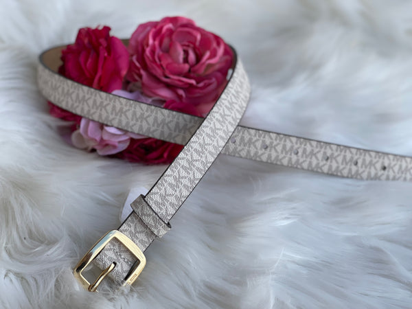 Authentic Michael Kors Women's Vanilla Belt